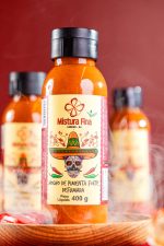 Molho de pimenta forte defumado