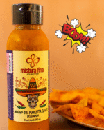 Molho de pimenta suave defumado e nachos