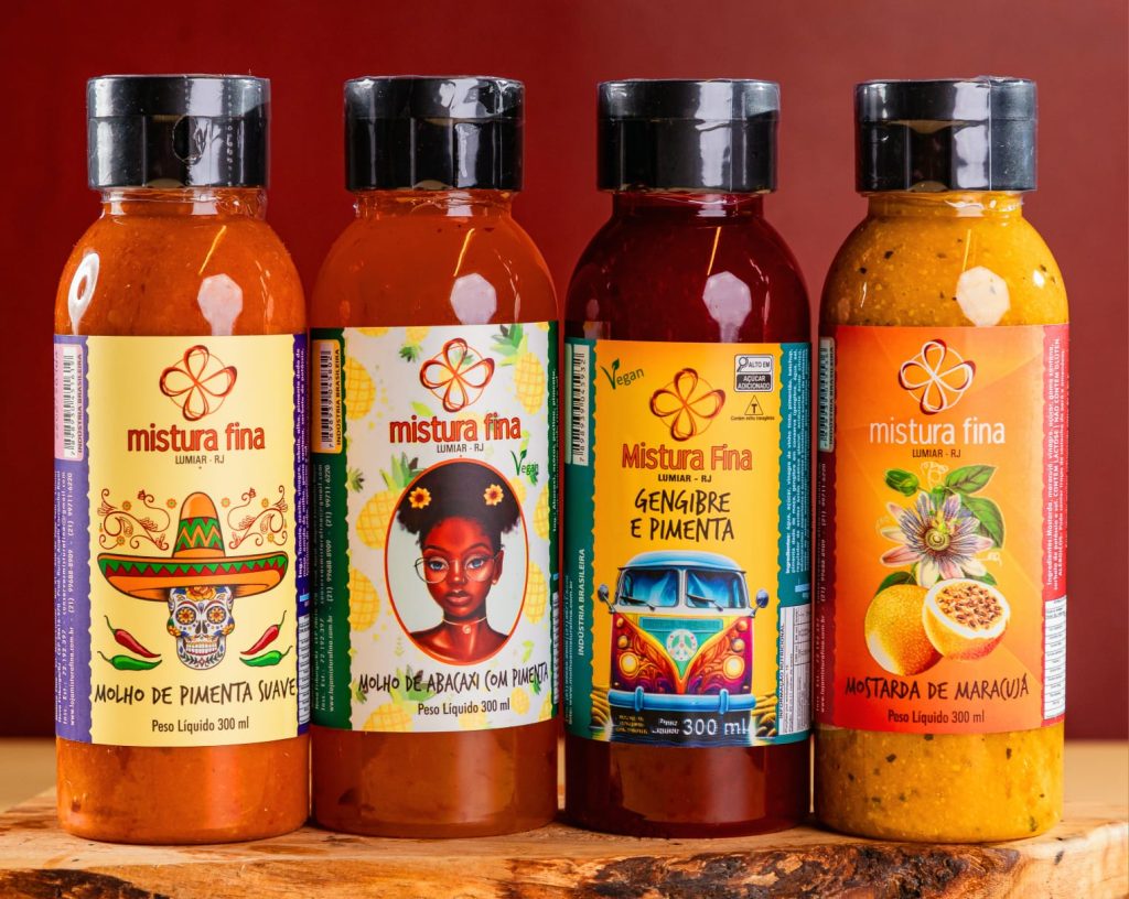 Combo de molhos para salada