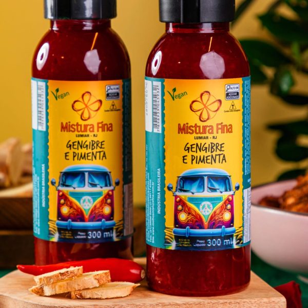 Molho de gengibre e pimenta