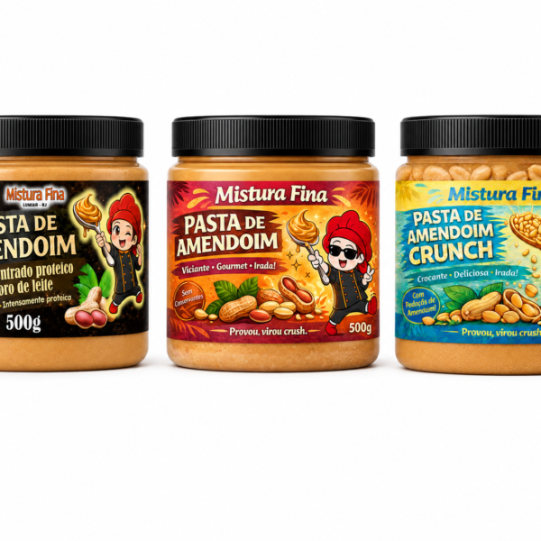 Combo Pasta de Amendoim Mistura Fina