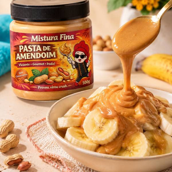 Pasta de amedoim integral Mistura Fina